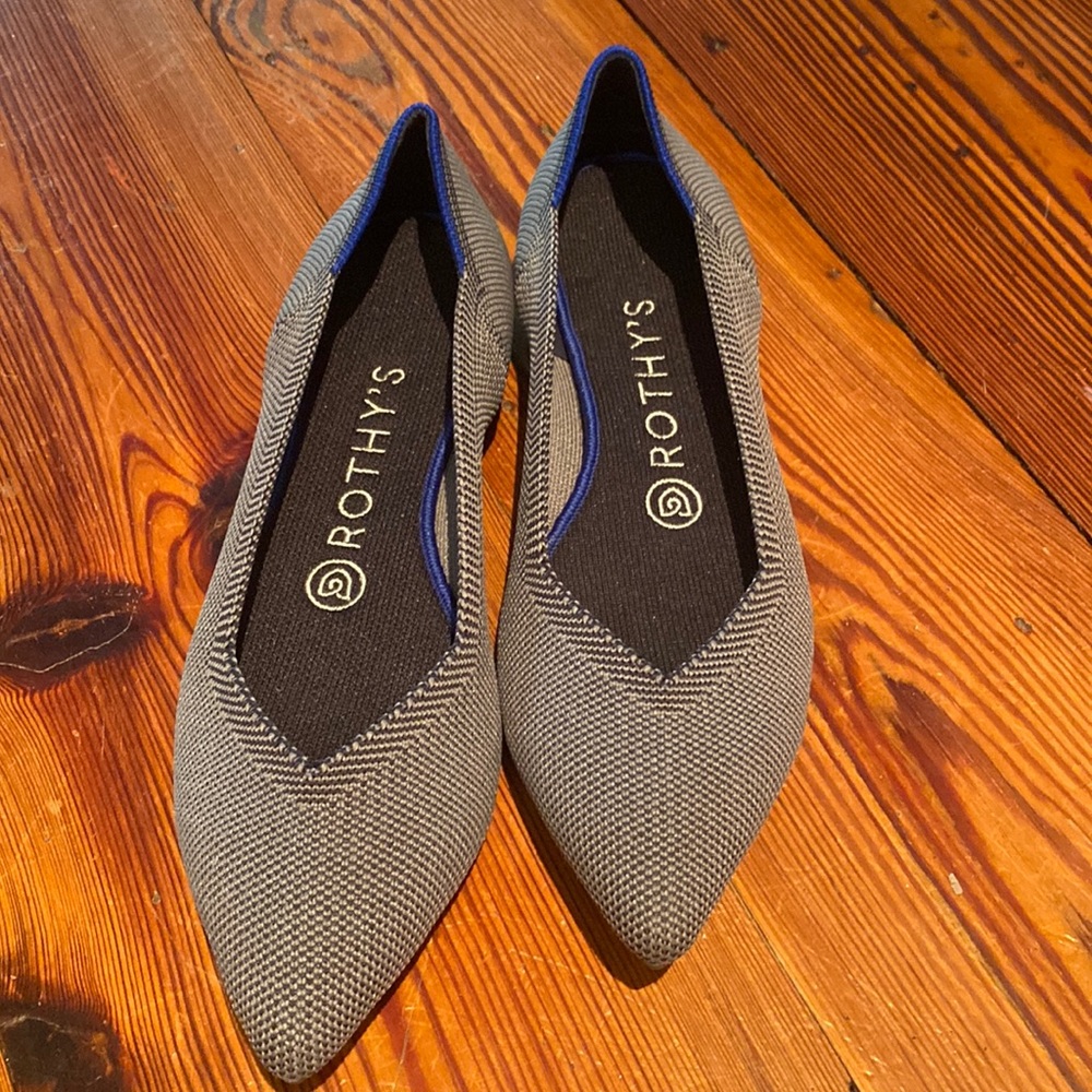 Rothy's Gray The Point Flats